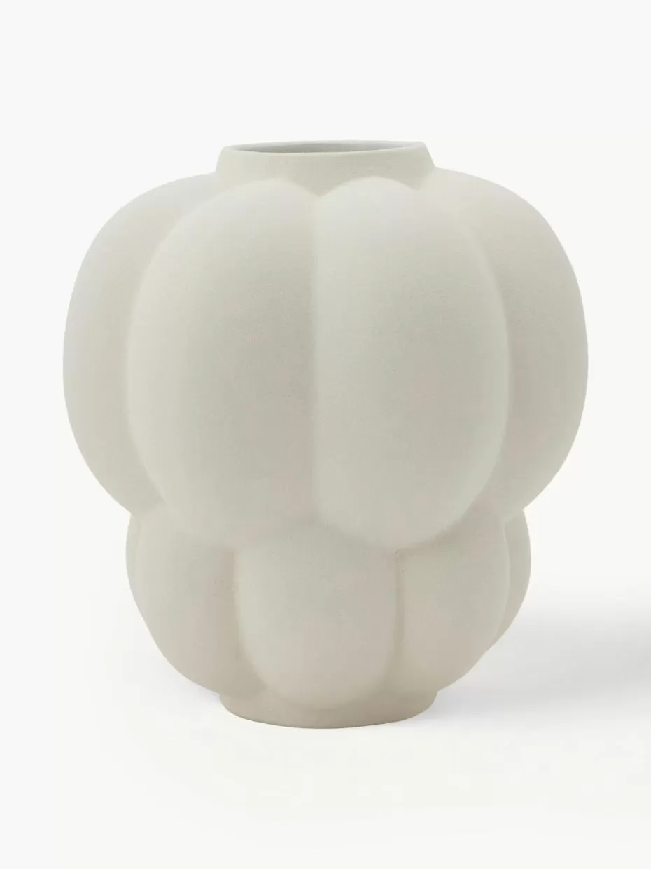 Vasen-Aytm Keramik-Vase Uva, H 22 cm Off White, matt