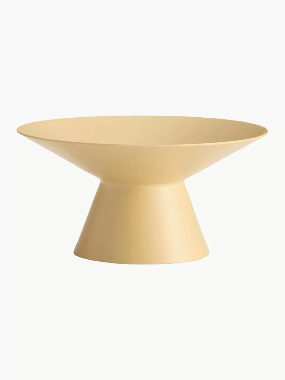 Kerzenständer & Kerzenhalter-Cooee Design Kerzenhalter Uma mit matter Oberfläche Ocker