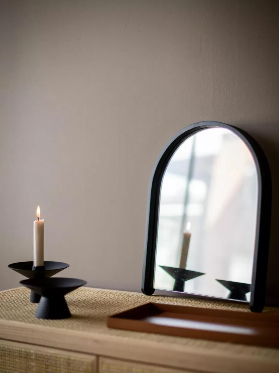 Weihnachtskerzen & Kerzenhalter | Nordic Celebrations-Cooee Design Kerzenhalter Uma mit matter Oberfläche Schwarz