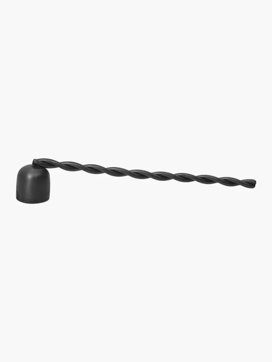 Weihnachtskerzen & Kerzenhalter | Nordic Celebrations-ferm LIVING Kerzenlöscher Twist Schwarz