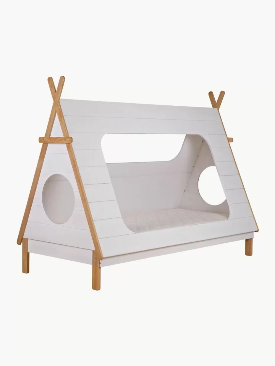 Kinderbetten-Westwing Kinderbett Tipi aus Kiefernholz, 90 x 200 cm
