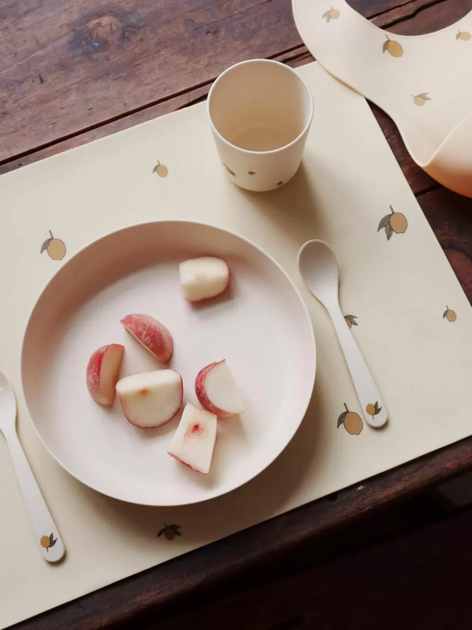 Kindergeschirr-Konges Slojd Kindergeschirr-Set Lemon, 5-tlg. Zitronen-Motiv