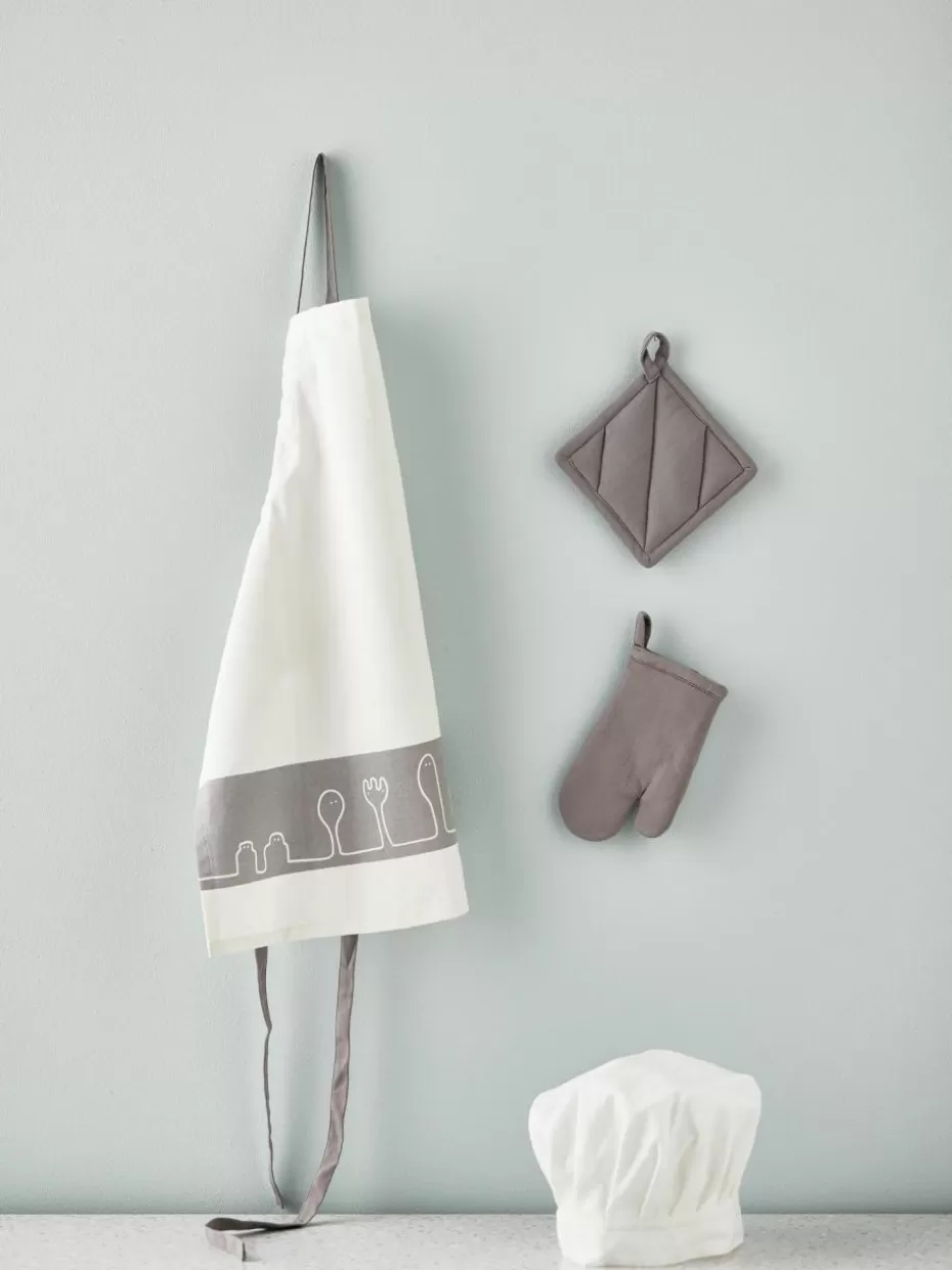 Spielzeug & Kuscheltiere-Kid's Concept Kinder-Küchenchefset Kids' Hub aus Baumwolle, 4-tlg.