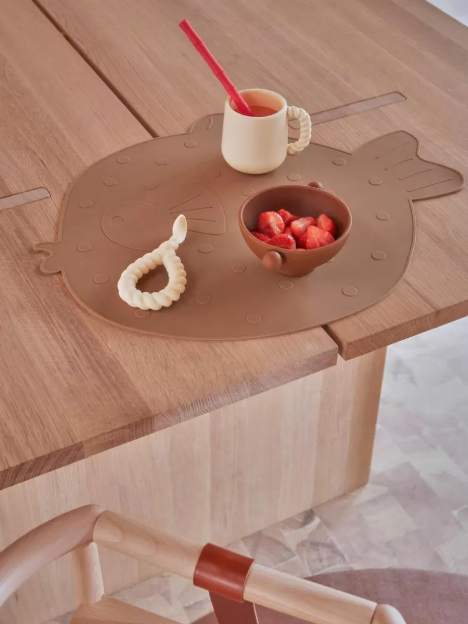 Kindergeschirr-Oyoy Living Design Kinderschälchen Inka, 2er-Set Hellrosa, Nougat