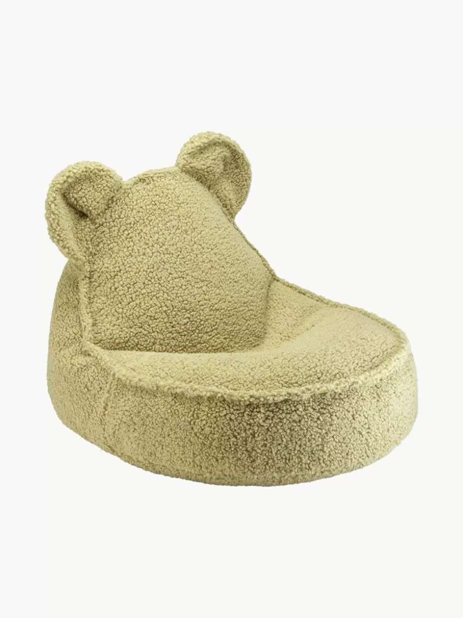 Sitzsäcke-Wigiwama Kinder-Sitzsack Bear aus Teddy Teddy Hellgrün