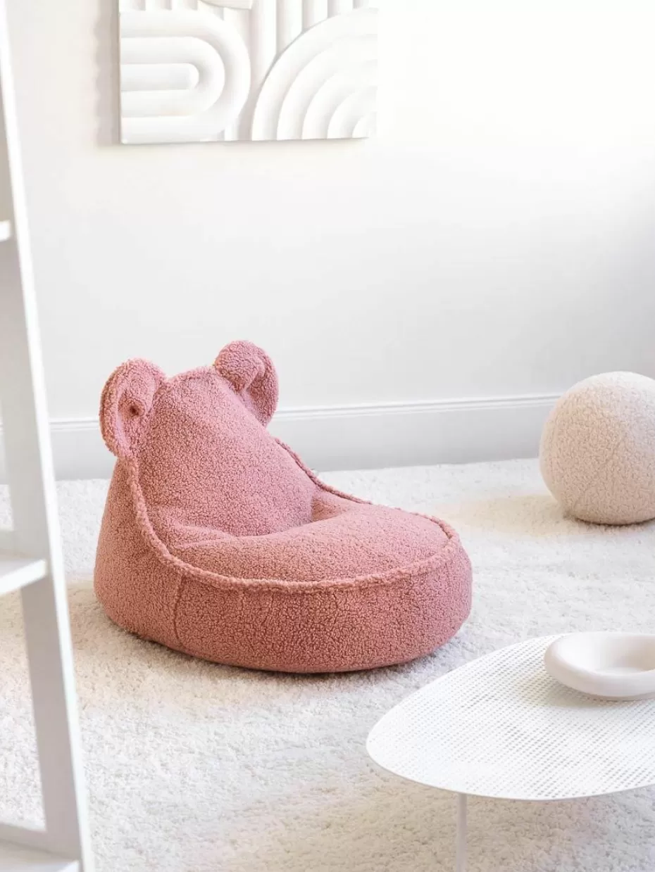 Sitzsäcke-Wigiwama Kinder-Sitzsack Bear aus Teddy Teddy Hellrosa