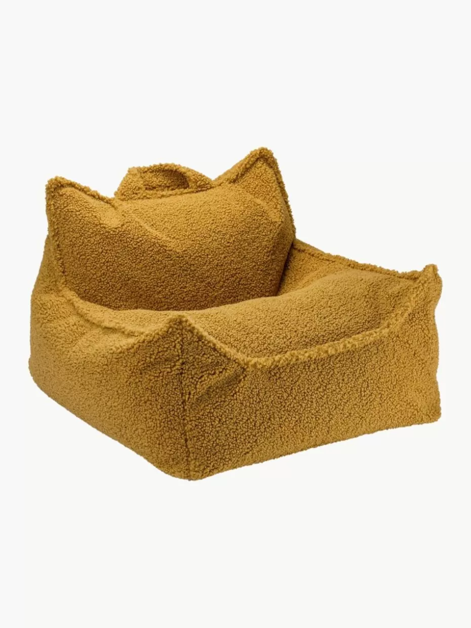 Sitzsäcke-Wigiwama Kinder-Sitzsack Sugar aus Teddy Teddy Senfgelb