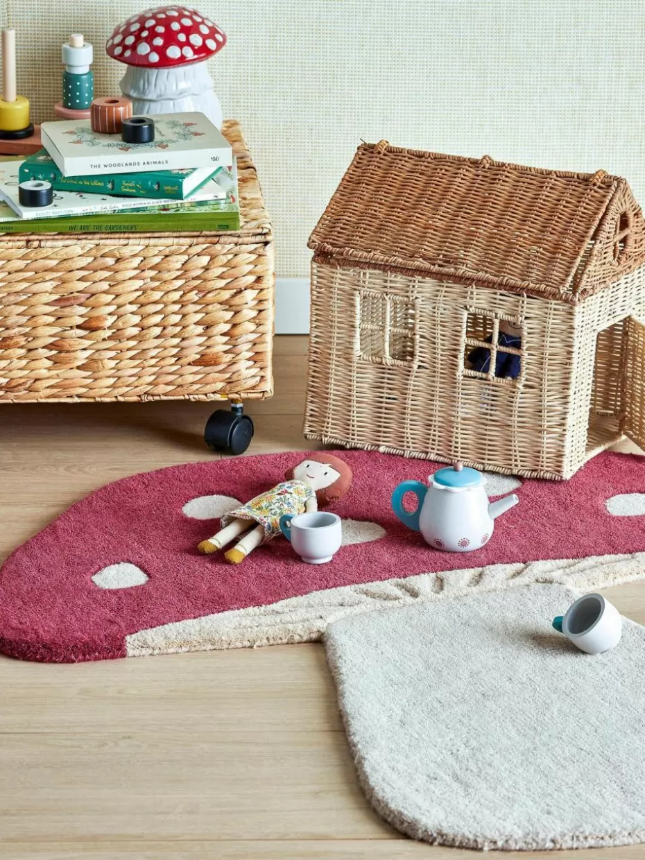 Teppiche-Bloomingville mini Kinderteppich Mushroom aus Wolle