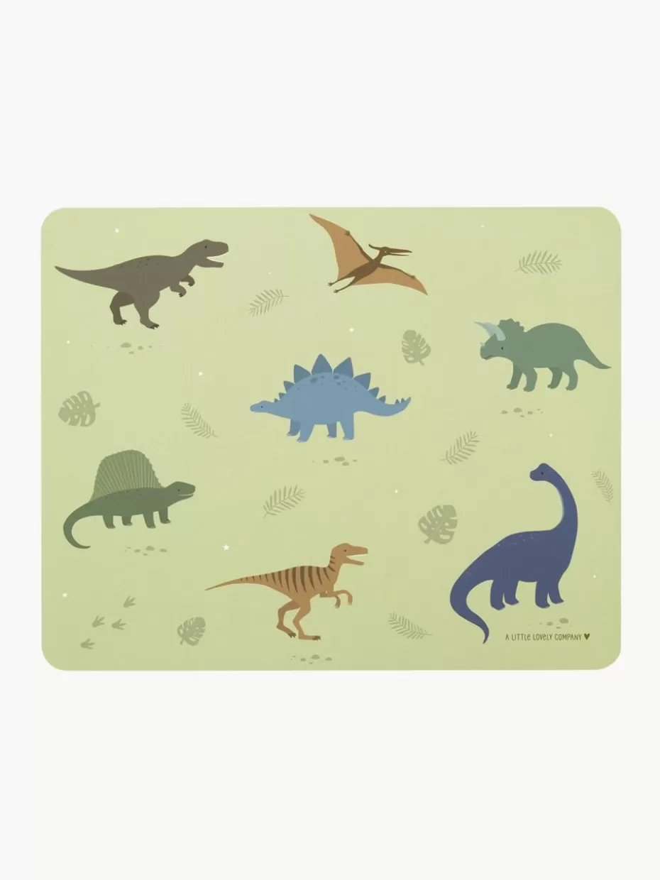 Tischsets & Lätzchen-A Little Lovely Company Kinder-Tischset Dinosaurs
