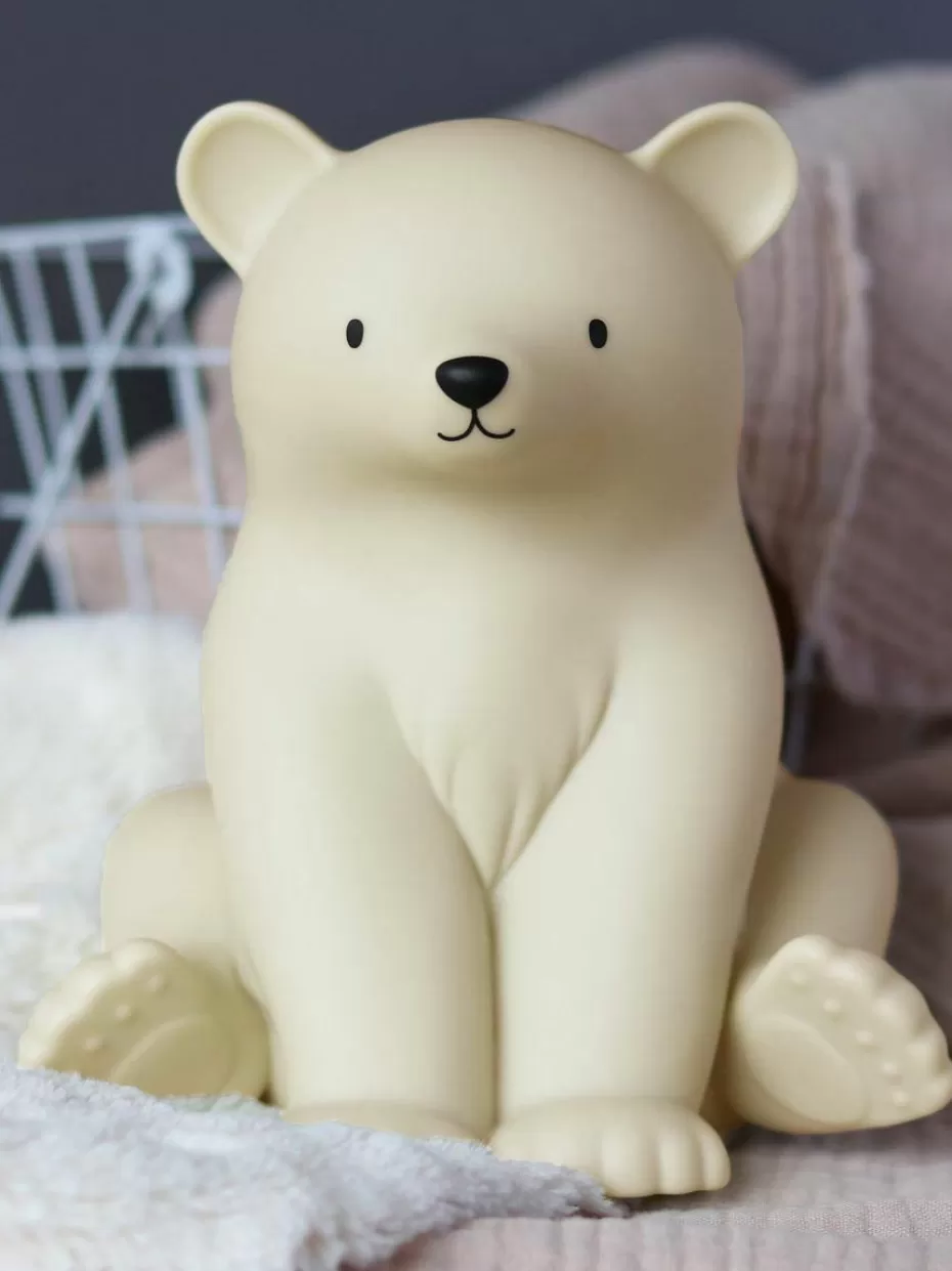 Lampen | Kinderzimmerlampen-A Little Lovely Company Kinderzimmerlampe Polar Bear mit Timer-Funktion