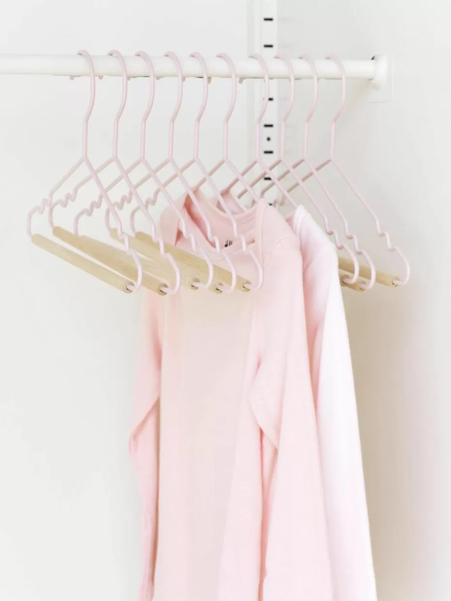 Aufbewahrung-Mustard Made Kleiderbügel Kids Top, 10 Stück Rosa