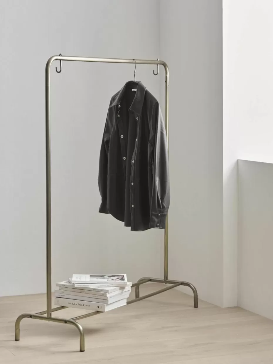 Garderoben | Kleiderschränke-Ellos Home Kleiderständer Industri aus Metall Goldfarben