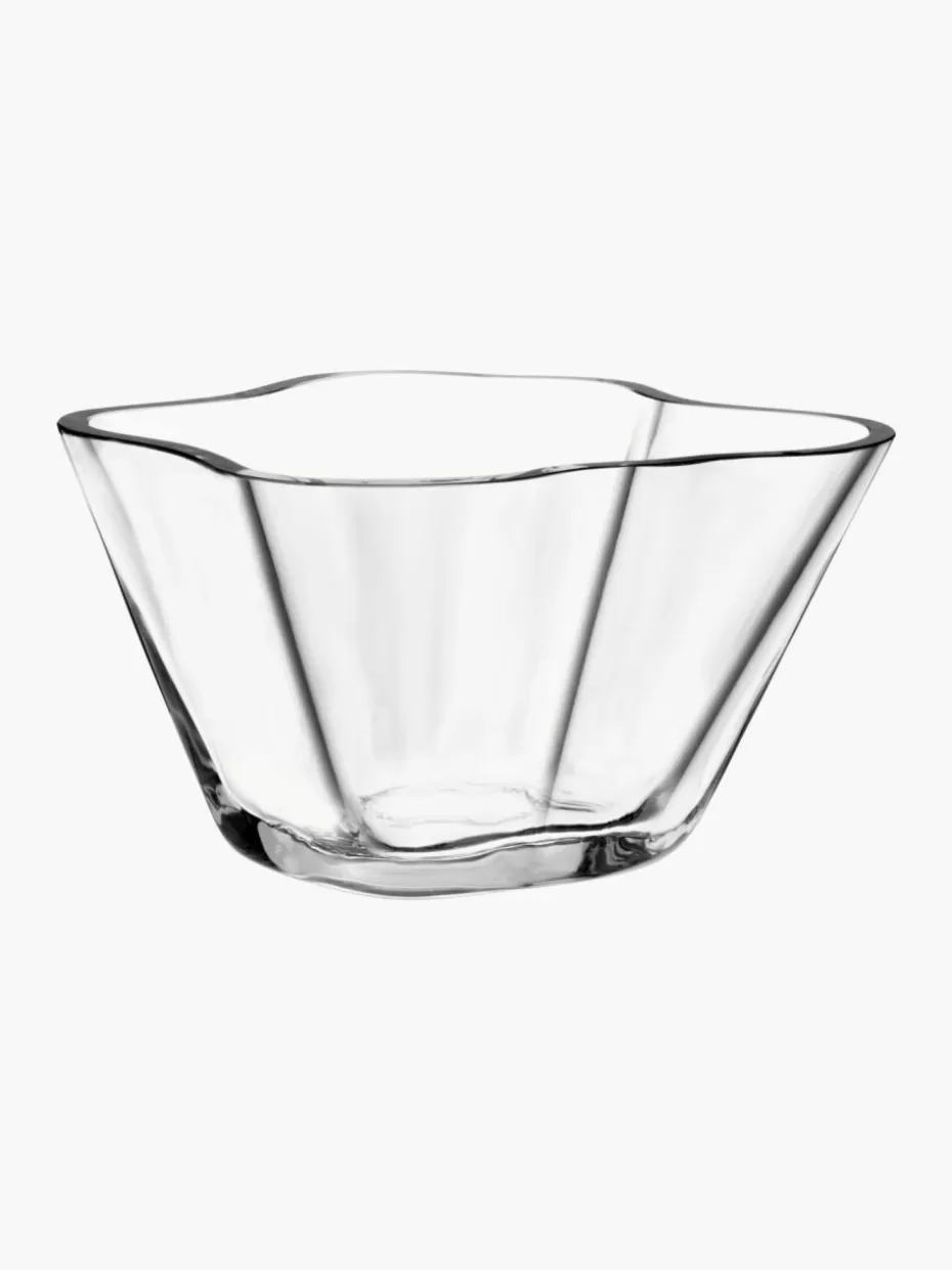 Dekoschalen-iittala Kleine Deko-Schale Alvar Aalto Transparent