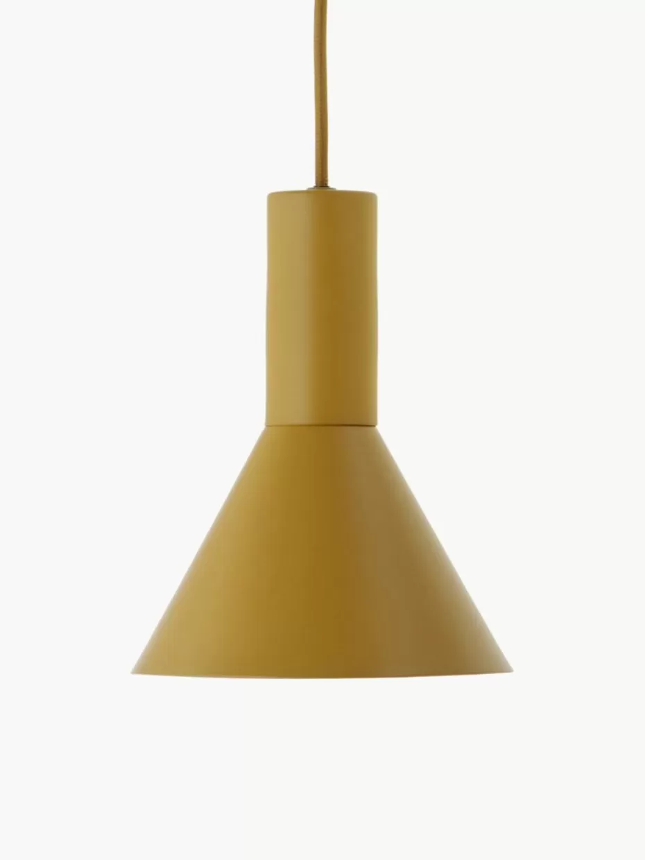 Pendelleuchten-Frandsen Kleine Design Pendelleuchte Lyss Senfgelb
