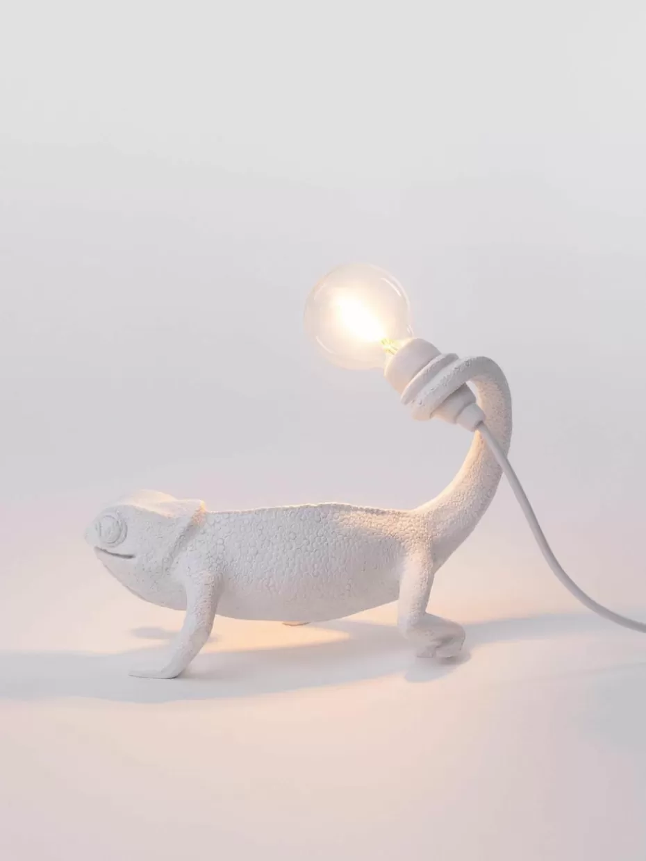 Led-Tischleuchten | Nachttischlampen-Seletti Kleine LED-Tischlampe Chameleon mit USB-Anschluss
