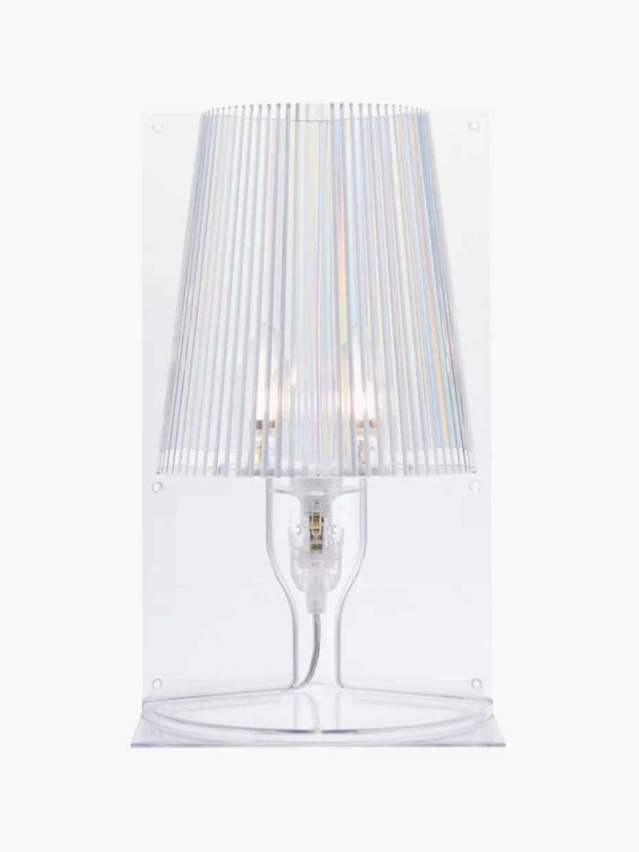 Led-Tischleuchten-Kartell Kleine LED-Tischlampe Take Transparent