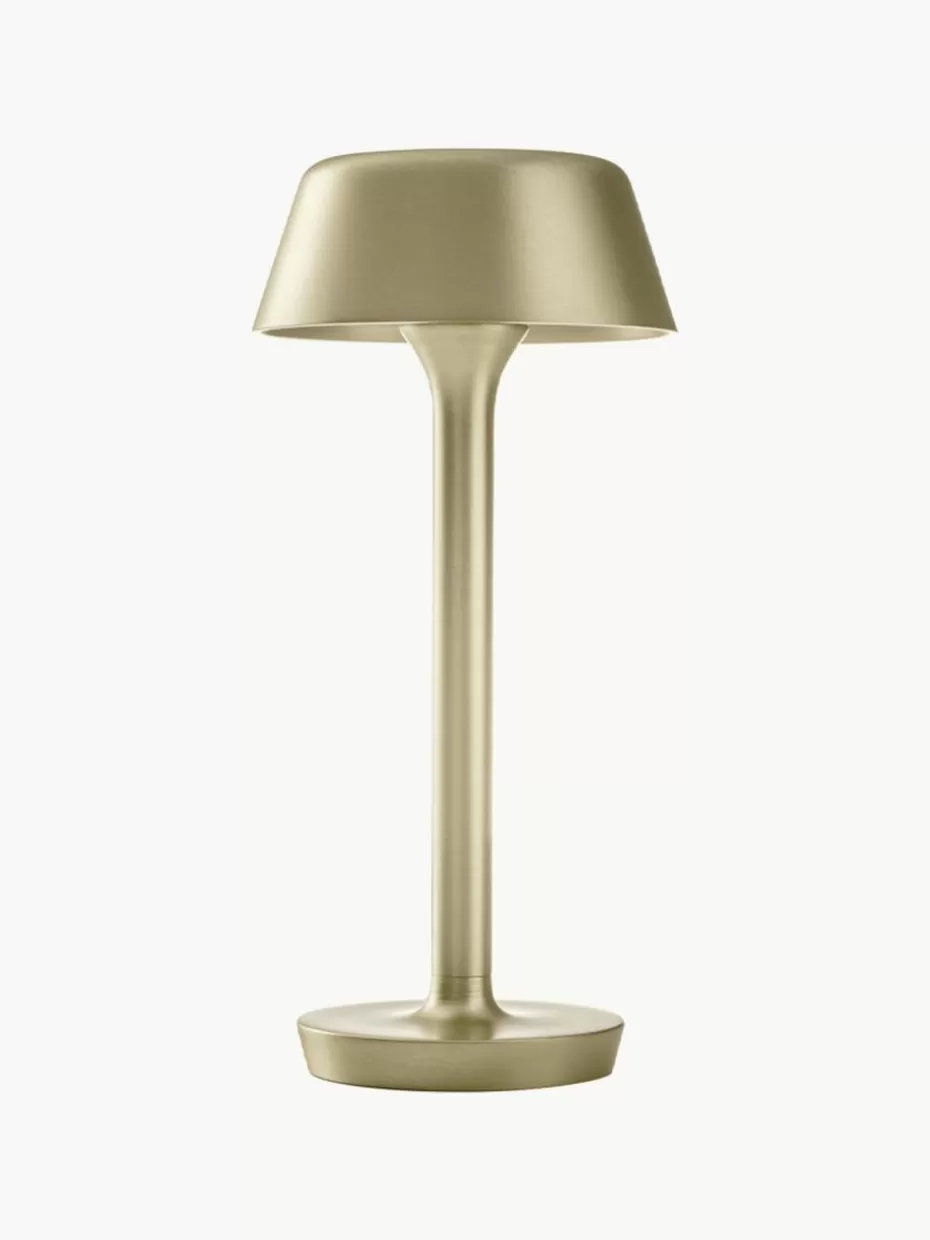 Led-Tischleuchten | Kabellose Tischlampen-Panzeri Kleine mobile LED-Tischlampe Firefly In The Sky, dimmbar Goldfarben, hell