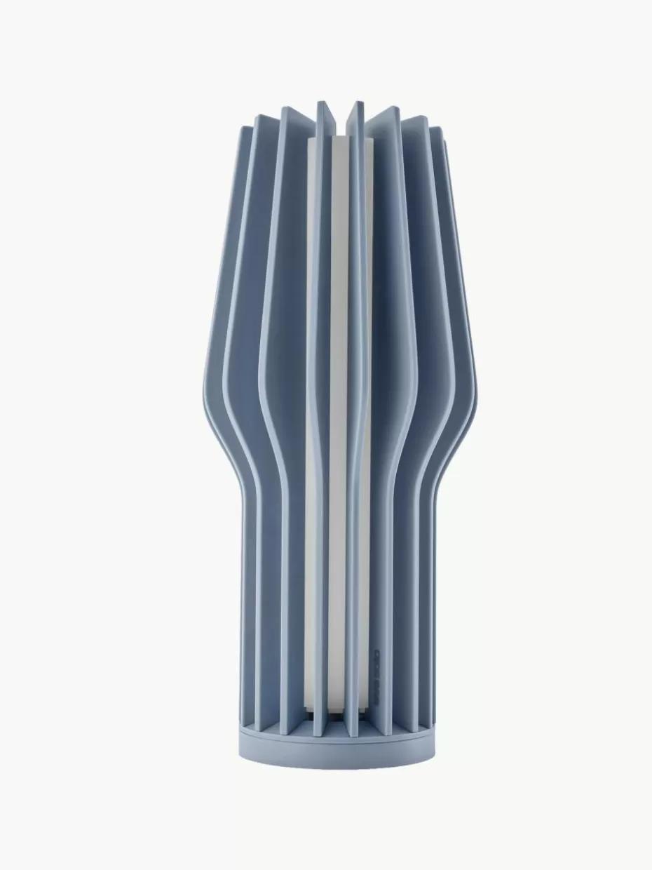 Led-Tischleuchten | Kabellose Tischlampen-Eva Solo Kleine mobile LED-Tischlampe Radiant, dimmbar Graublau