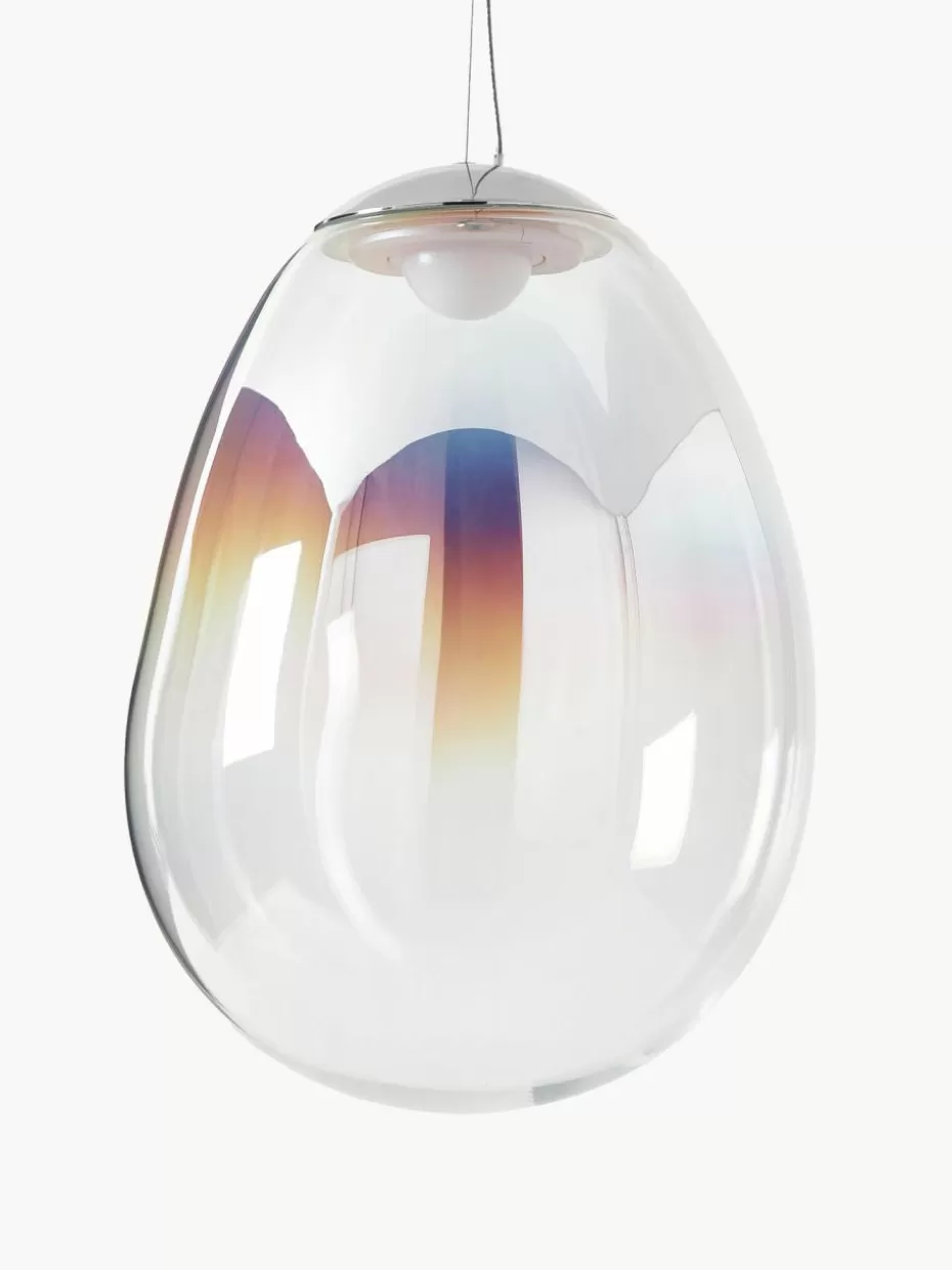 Led-Pendelleuchten | Pendelleuchten-Artemide Kleine mundgeblasene LED-Pendelleuchte Stellar Nebula, dimmbar