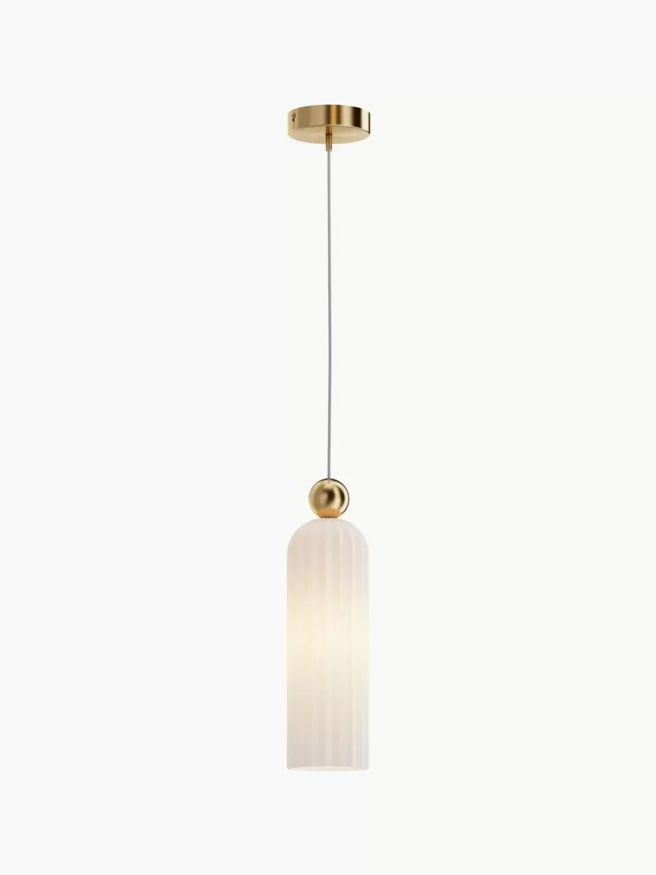 Pendelleuchten-Maytoni Kleine Pendelleuchte Antic Off White, Goldfarben