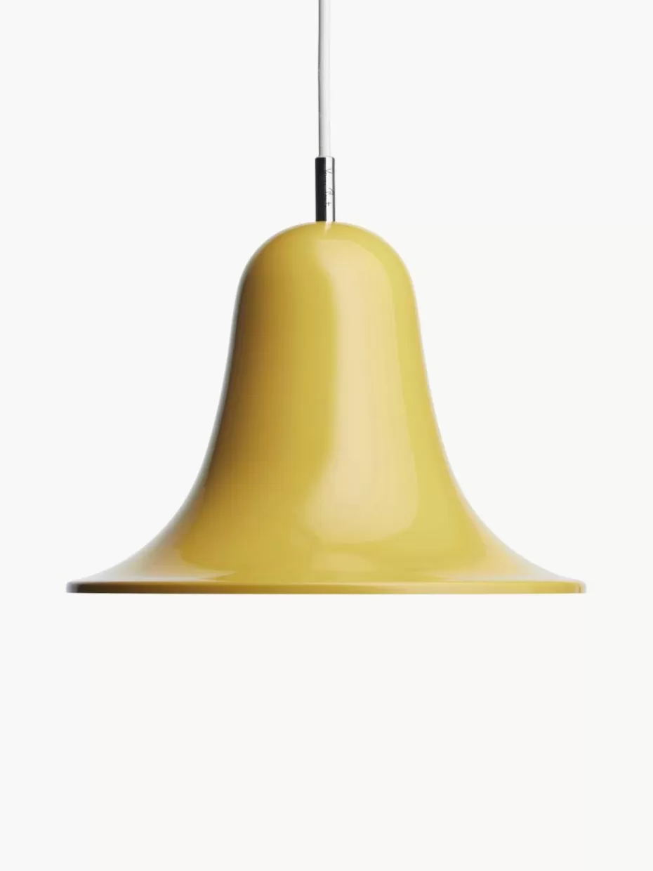 Pendelleuchten-Verpan Kleine Pendelleuchte Pantop, Design Verner Panton Senfgelb, glänzend