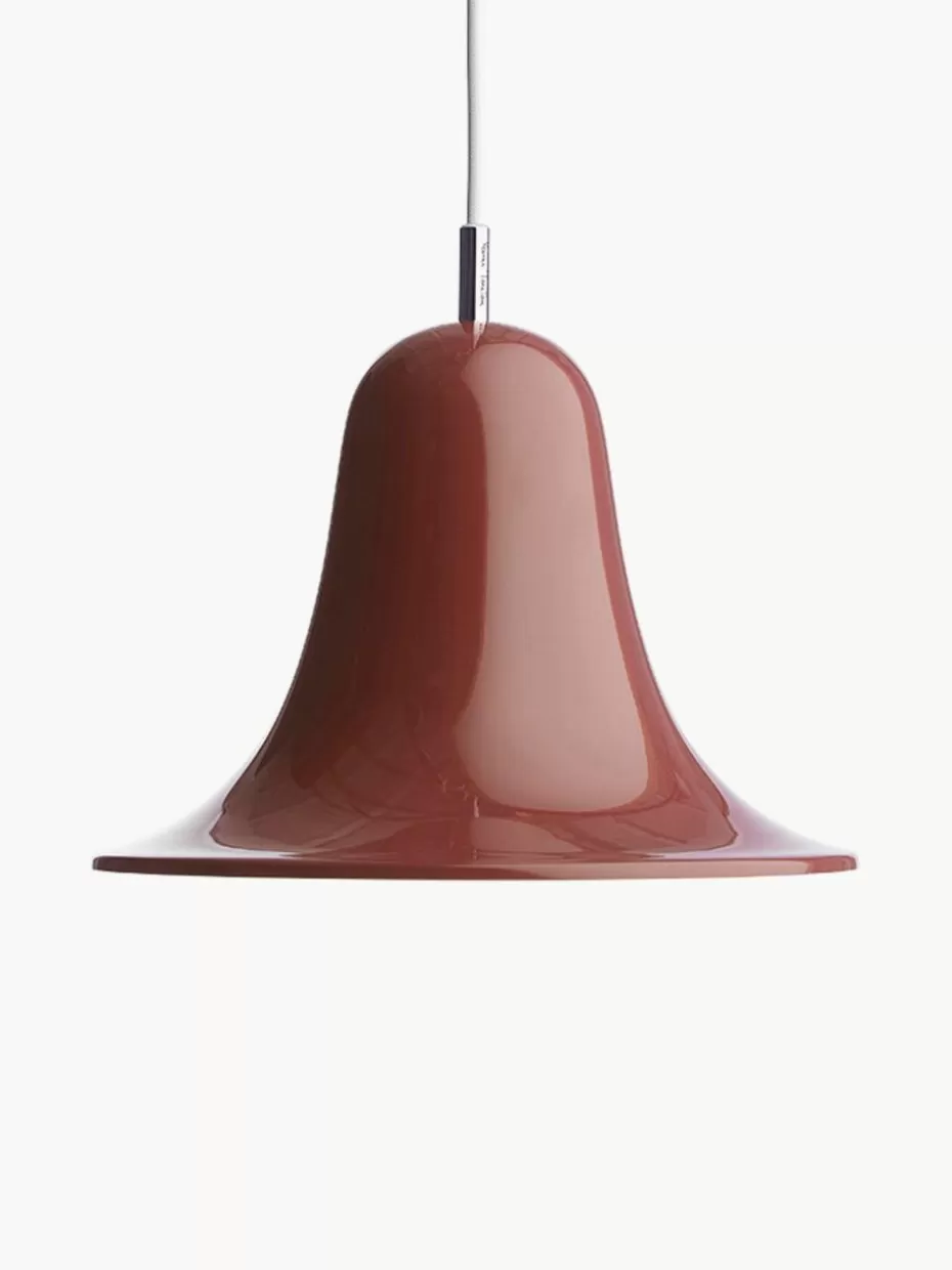 Pendelleuchten-Verpan Kleine Pendelleuchte Pantop, Design Verner Panton Weinrot, glänzend
