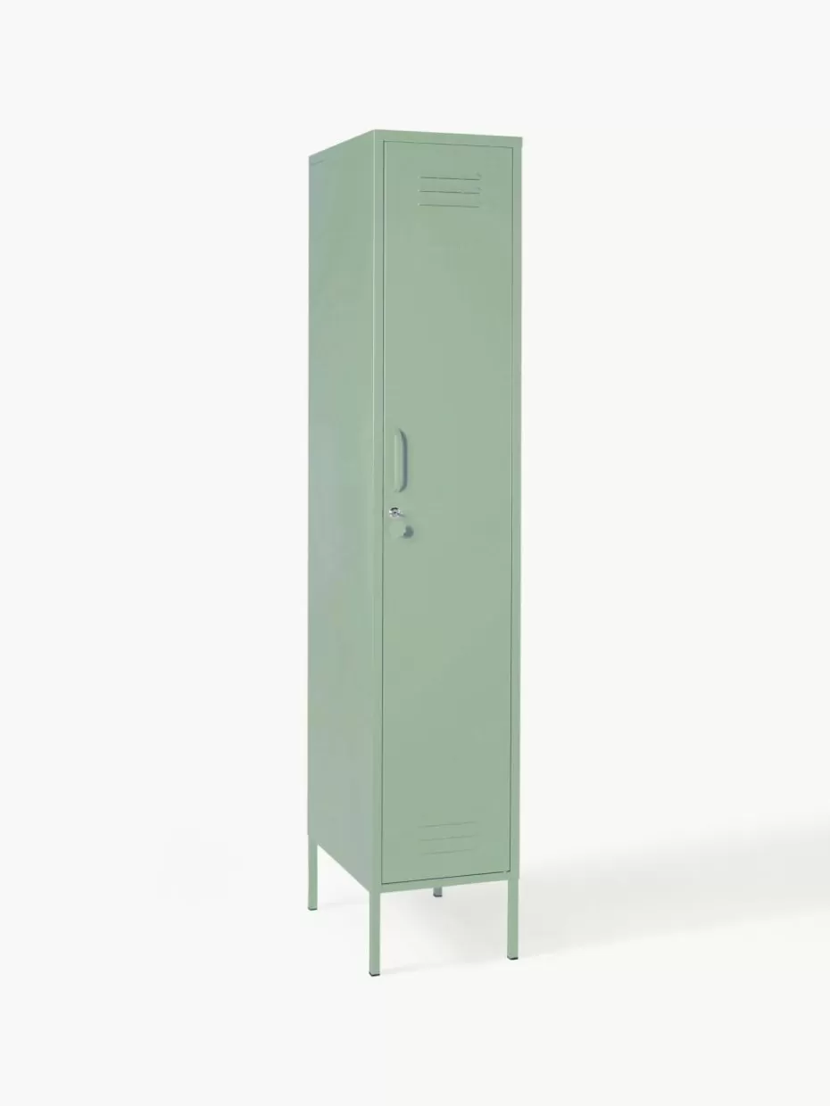 Kleiderschränke-Mustard Made Kleiner Kleiderschrank The Skinny Salbeigrün