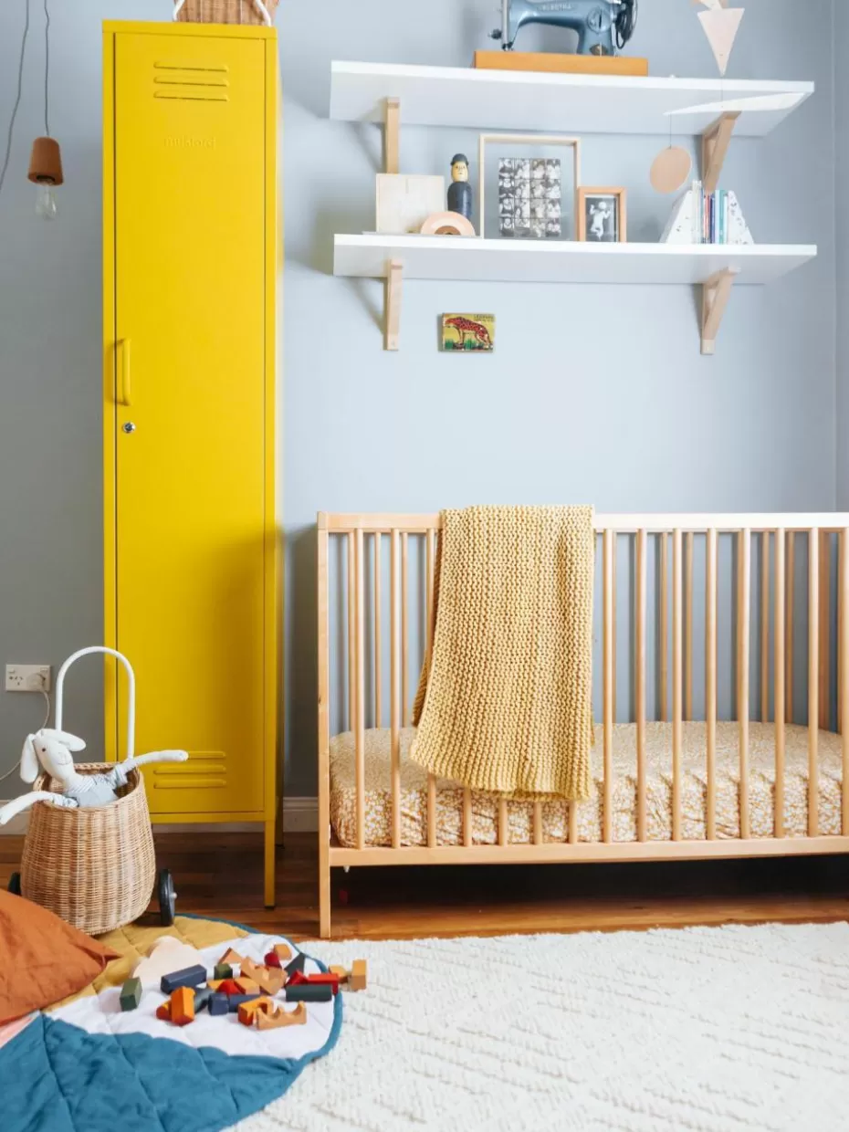 Kleiderschränke-Mustard Made Kleiner Kleiderschrank The Skinny Senfgelb