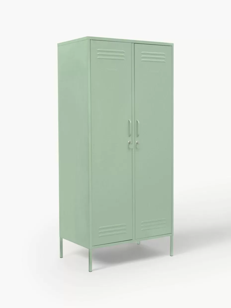 Kleiderschränke-Mustard Made Kleiner Kleiderschrank The Twinny Salbeigrün