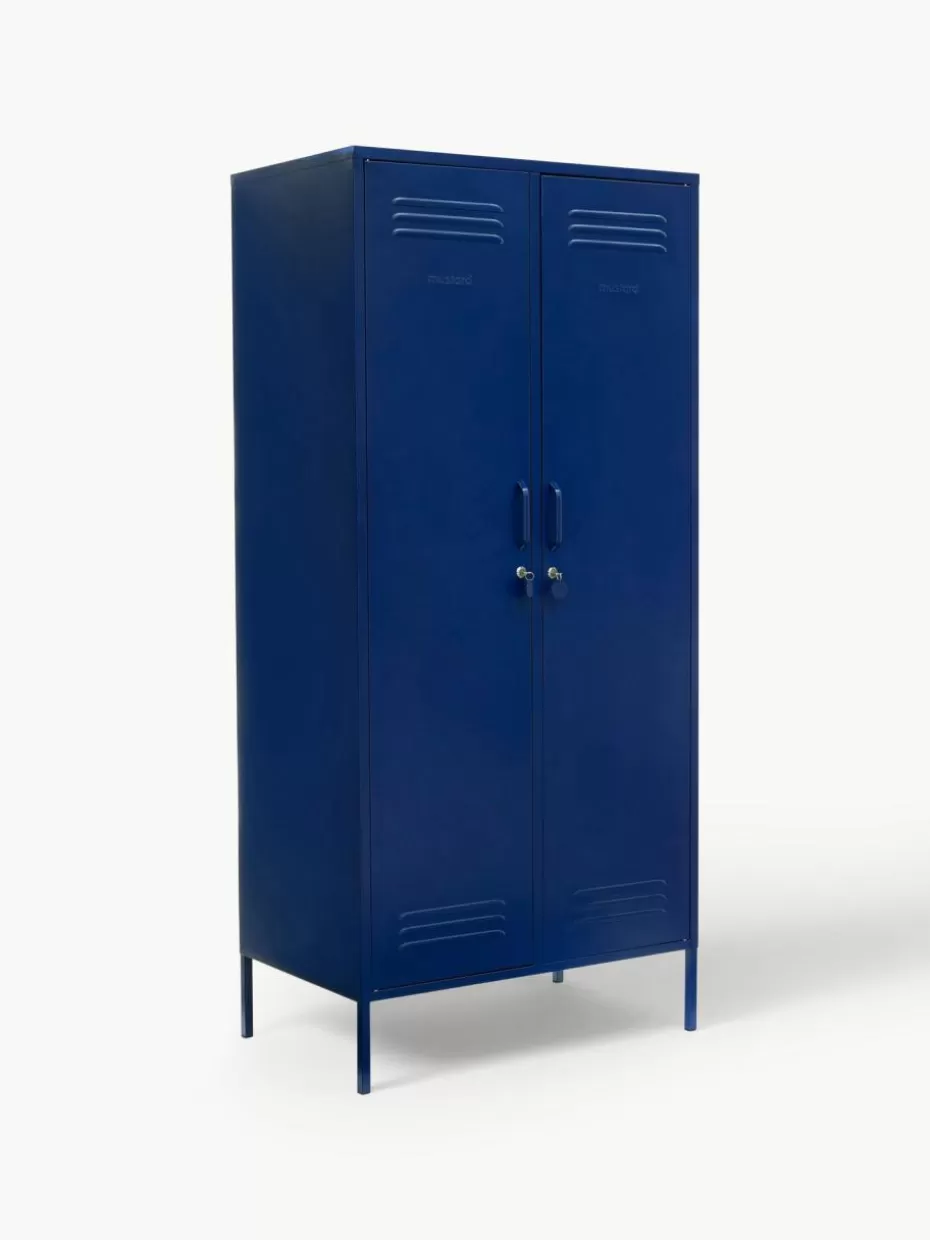 Kleiderschränke-Mustard Made Kleiner Kleiderschrank The Twinny Dunkelblau