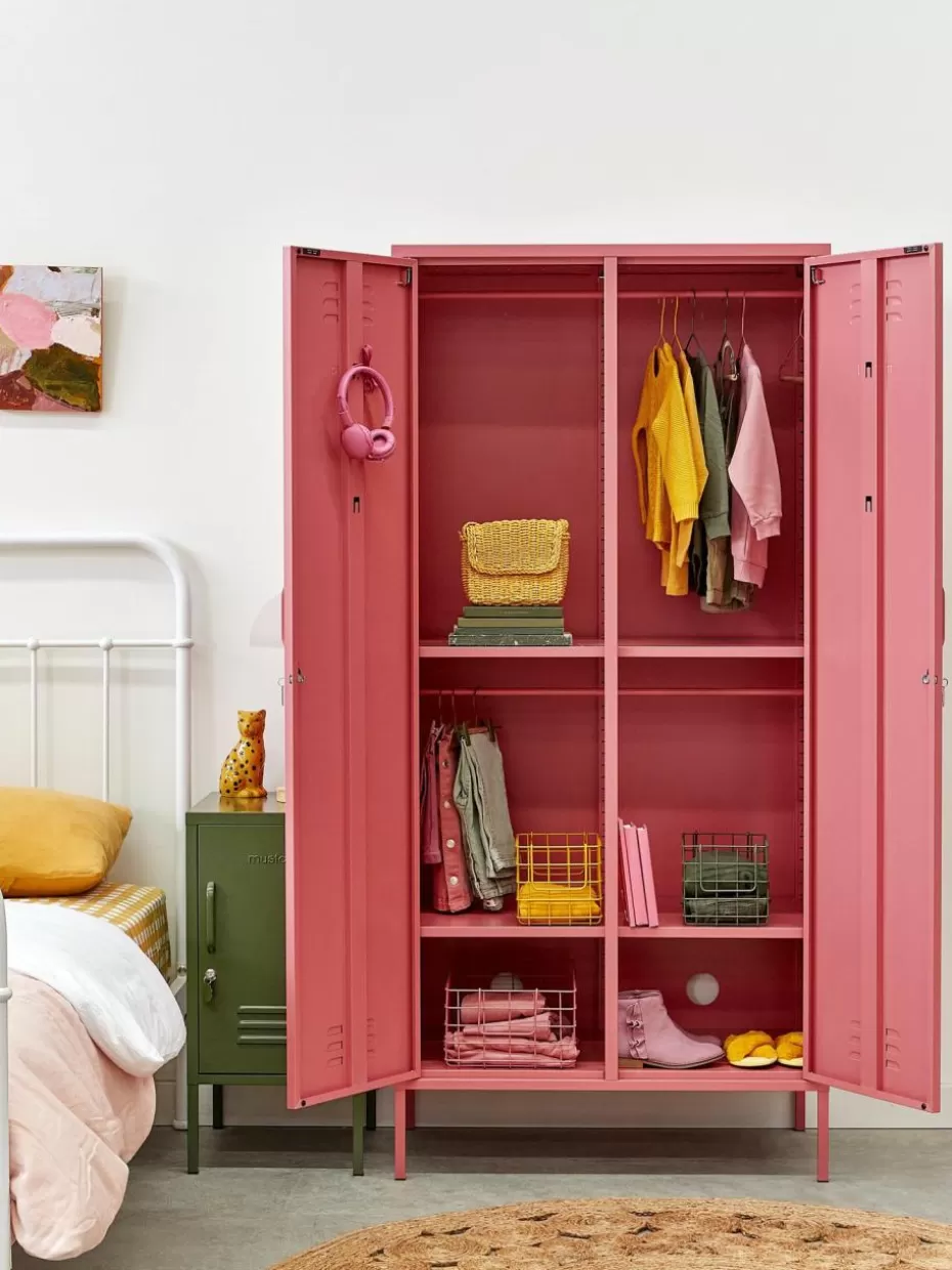 Kleiderschränke-Mustard Made Kleiner Kleiderschrank The Twinny Altrosa