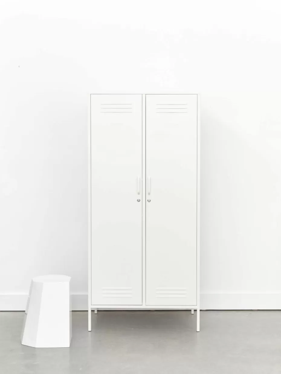 Kleiderschränke-Mustard Made Kleiner Kleiderschrank The Twinny Off White