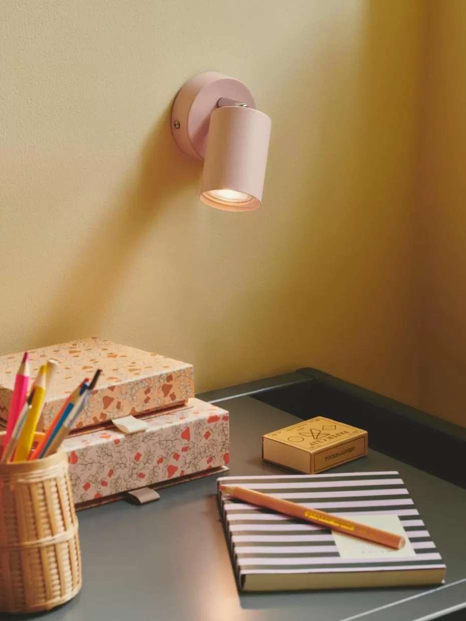 Wandstrahler-Westwing Kleiner Wandstrahler Explore mit Stecker Altrosa