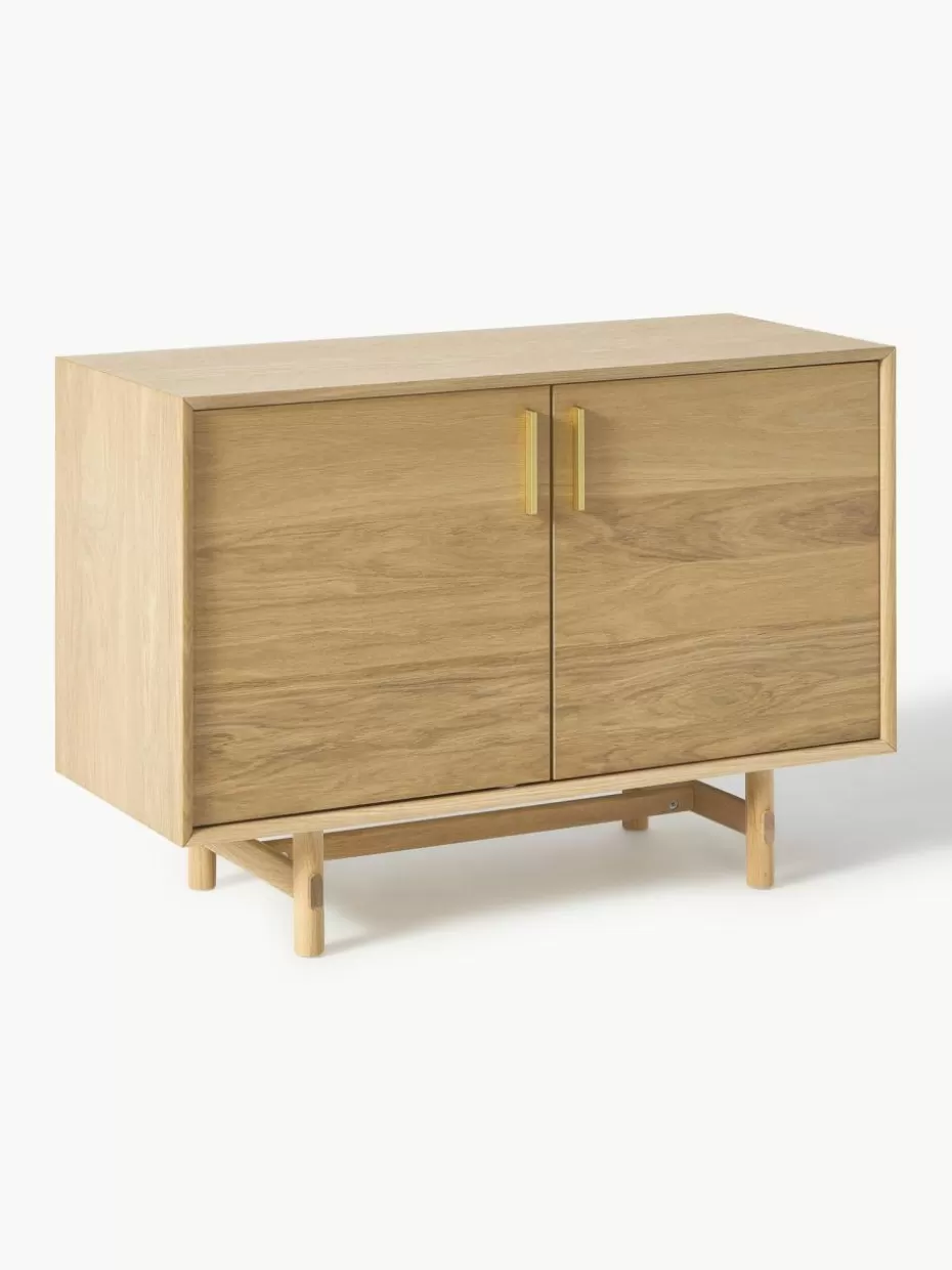 Kommoden & Sideboards | Kommoden & Sideboards-Westwing Collection Kleines Sideboard Diana aus Eichenholz Eichenholz, hell