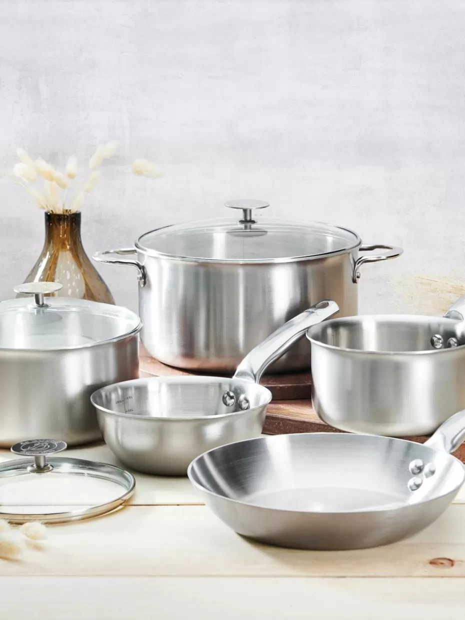 Töpfe-De Buyer Koch-Set Alchimy aus Edelstahl, 5-tlg.