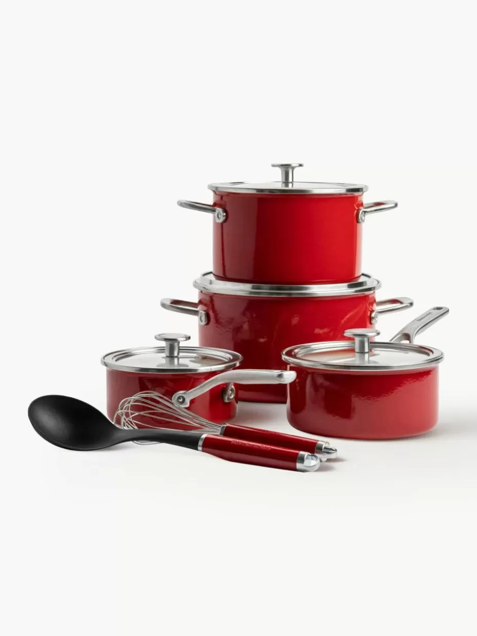 Töpfe-KitchenAid Koch-Set , 10-tlg.