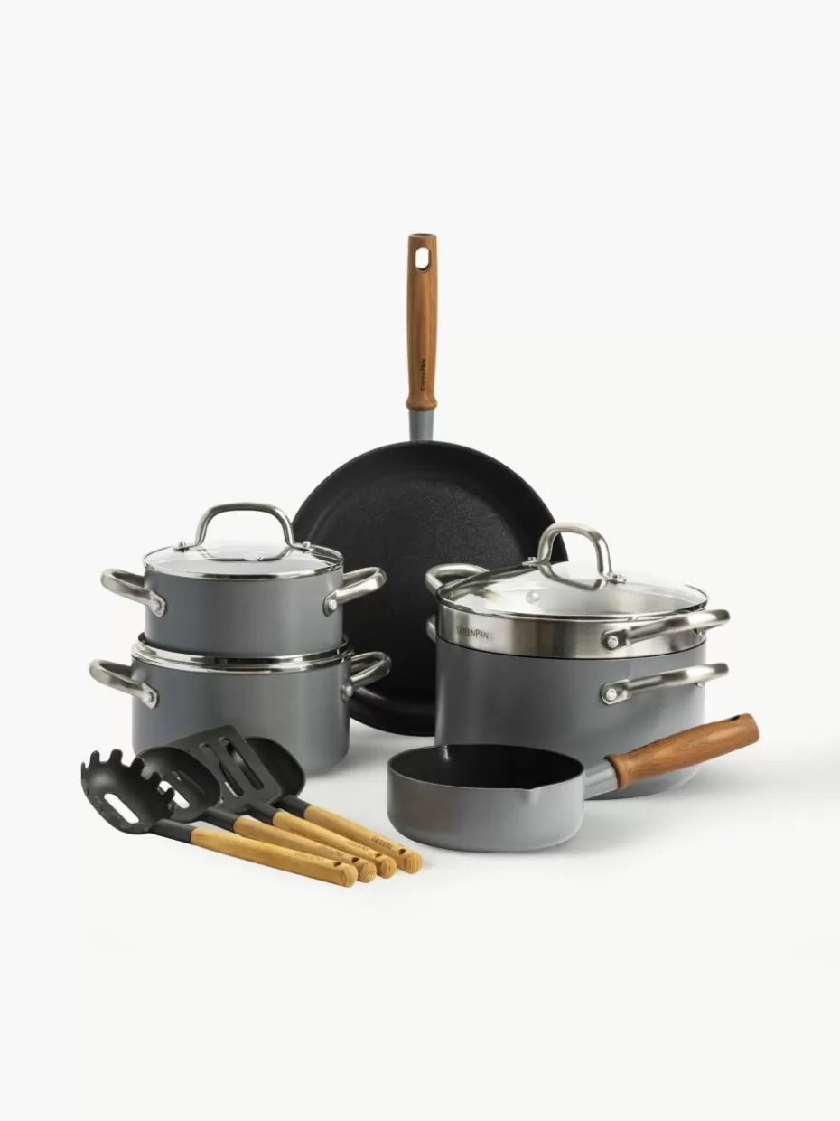 Töpfe | Pfannen-GreenPan Koch-Set Mayflower Pro mit Antihaftbeschichtung, 10-tlg.