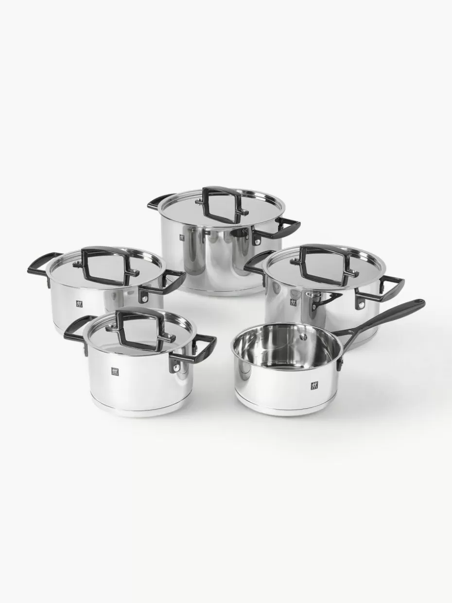 Töpfe-Zwilling Kochtöpfe Bellasera aus Edelstahl, 5er-Set