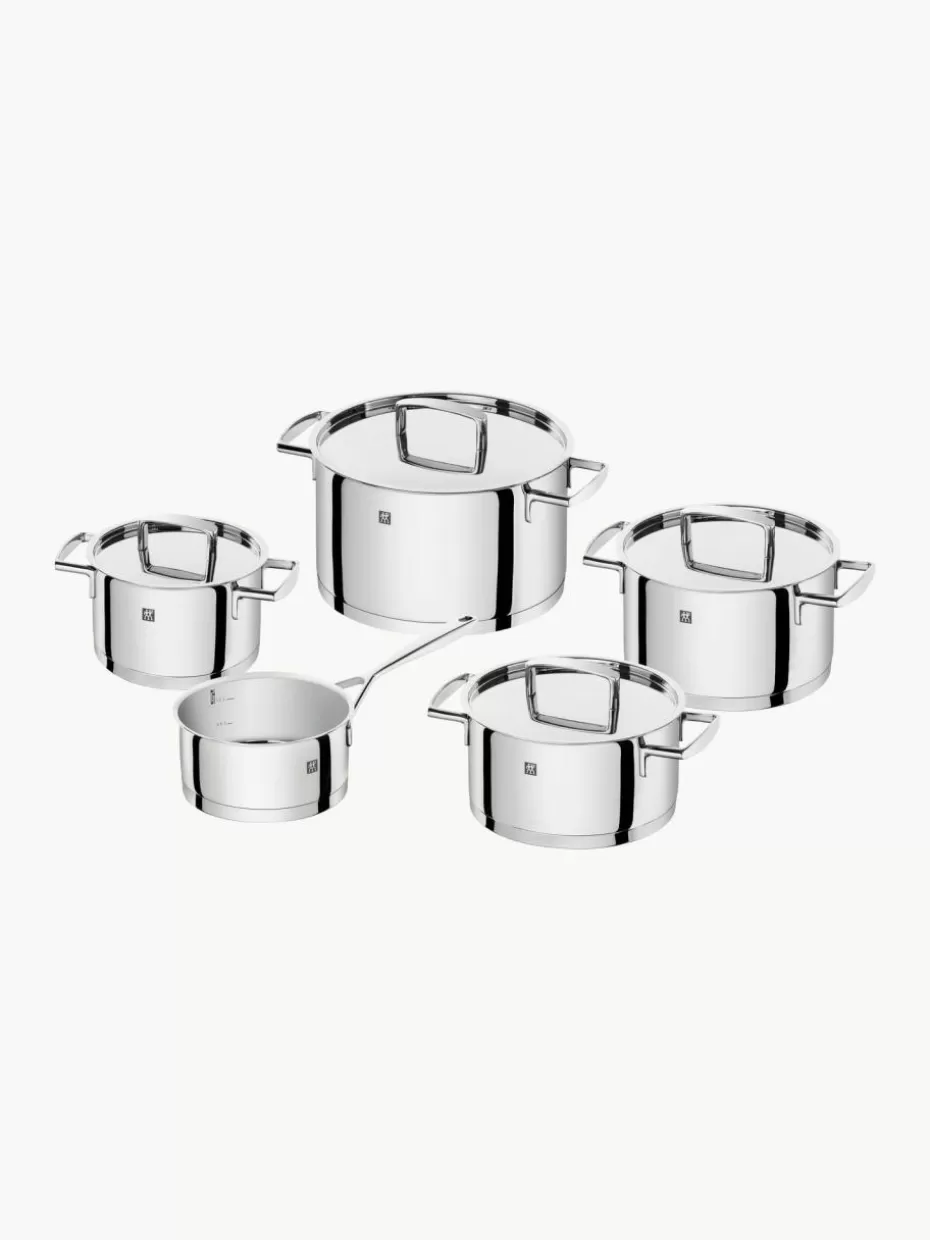 Töpfe-Zwilling Kochtöpfe Passion aus Edelstahl, 5er-Set