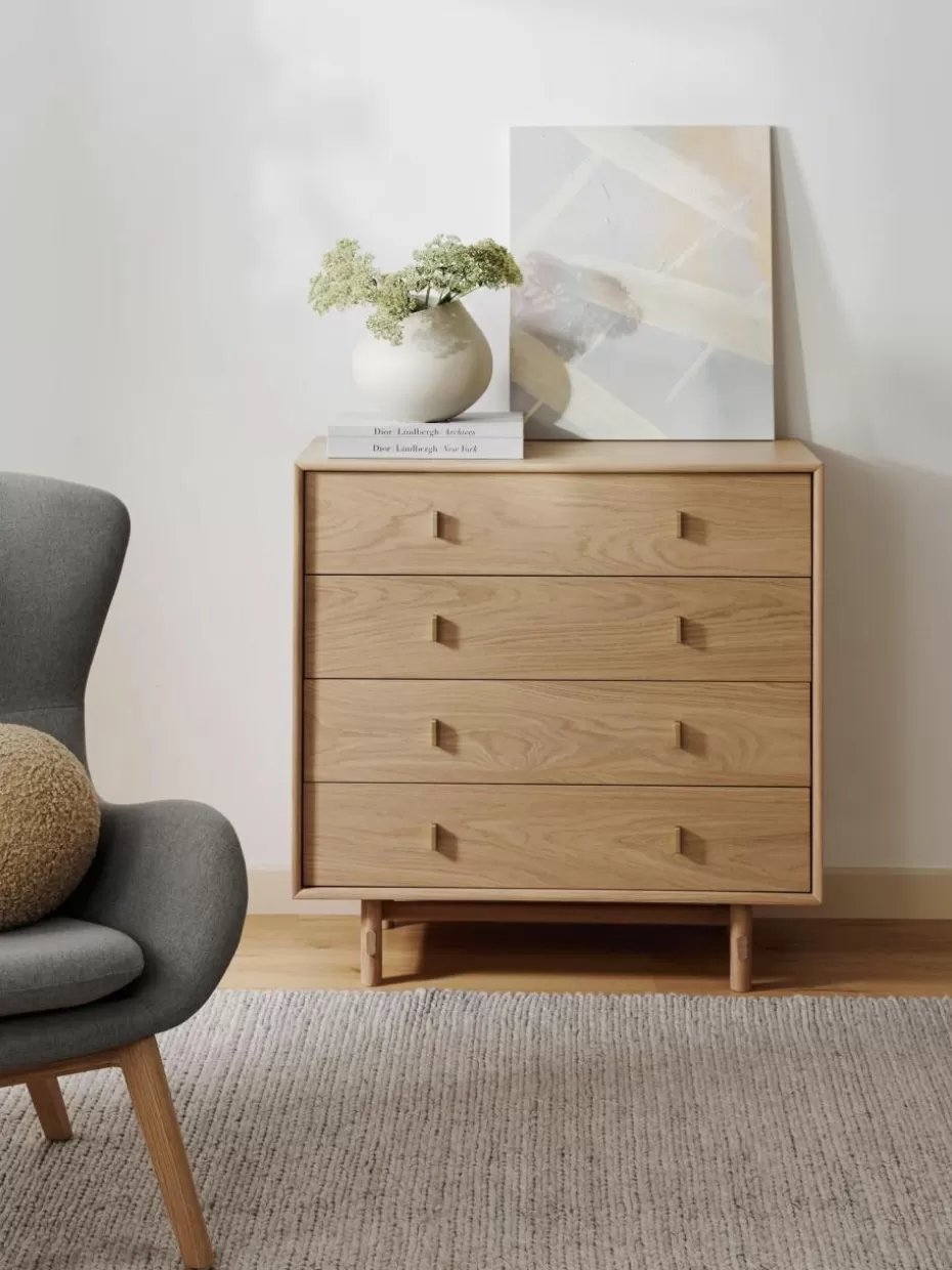 Kommoden & Sideboards | Kommoden & Sideboards-Westwing Collection Kommode Diana aus Eichenholz Eichenholz, hell