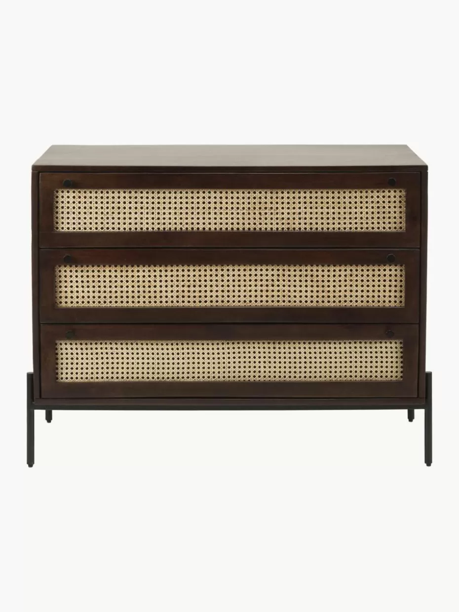 Kommoden & Sideboards | Kommoden & Sideboards-Westwing Collection Kommode Vienna mit Wiener Geflecht Mangoholz