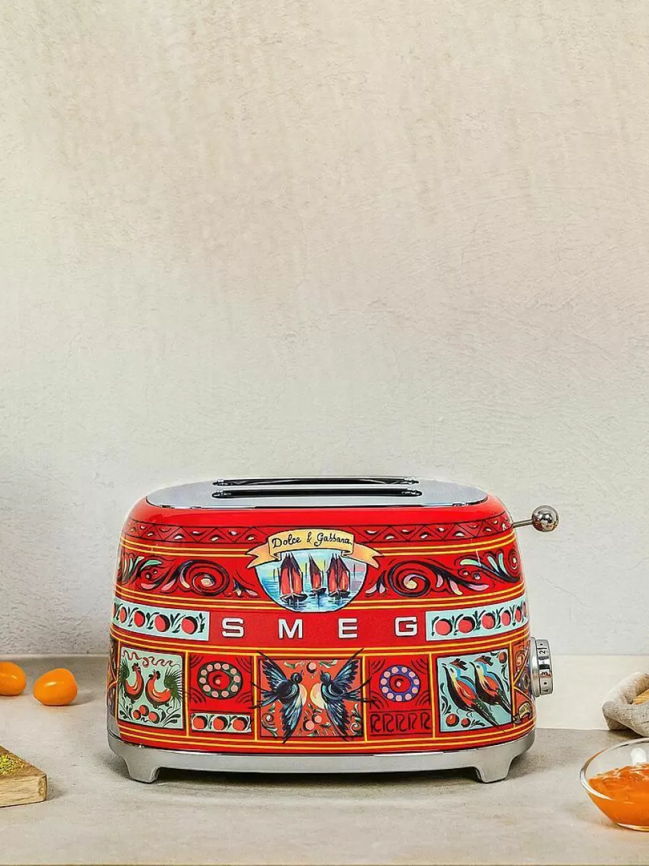 Toaster-Smeg Kompakt Toaster Dolce & Gabbana - Sicily is my Love Bunt