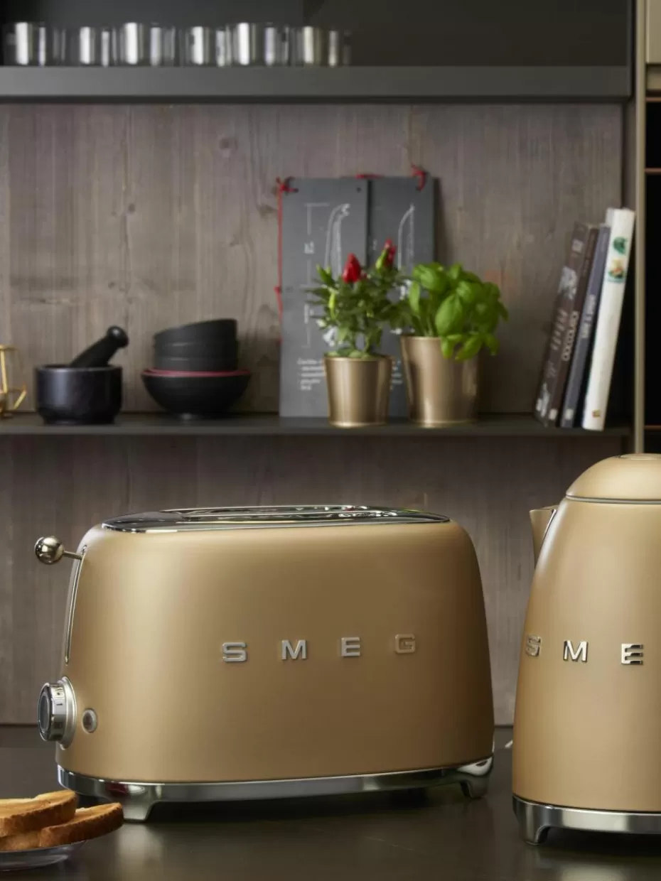 Toaster-Smeg Kompakt Toaster 50's Style Beige, matt
