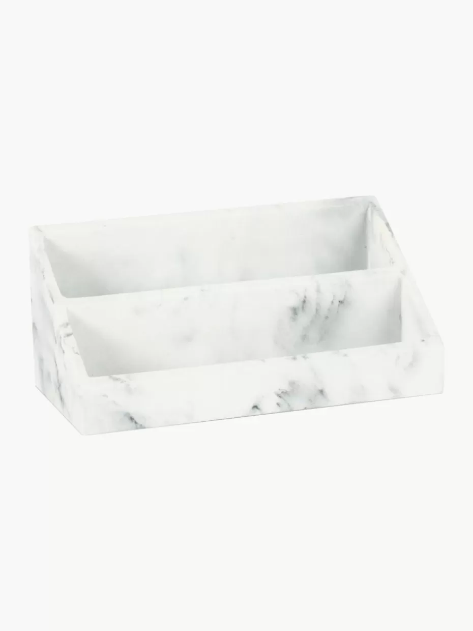Badaufbewahrung-Andrea House Kosmetik-Organizer Felicity in Marmor-Optik