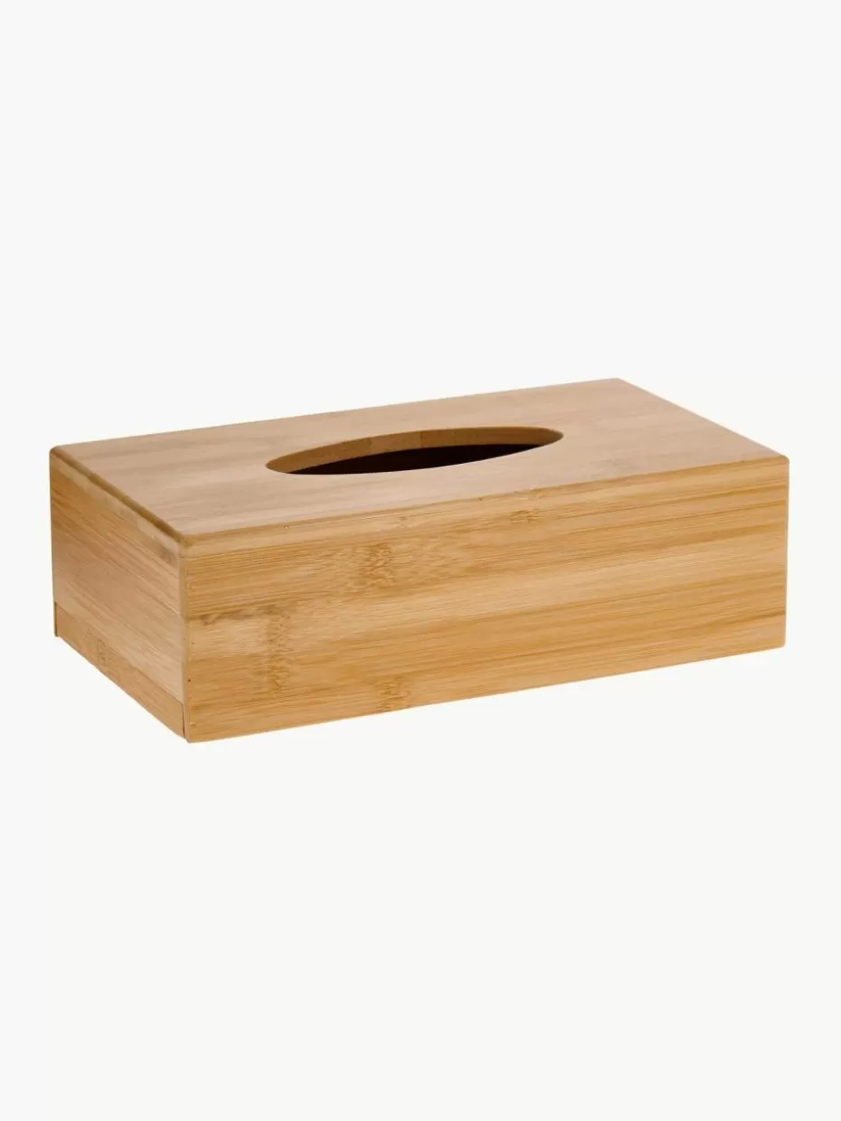 Badaufbewahrung-Westwing Kosmetiktuchbox Lisa aus Bambus