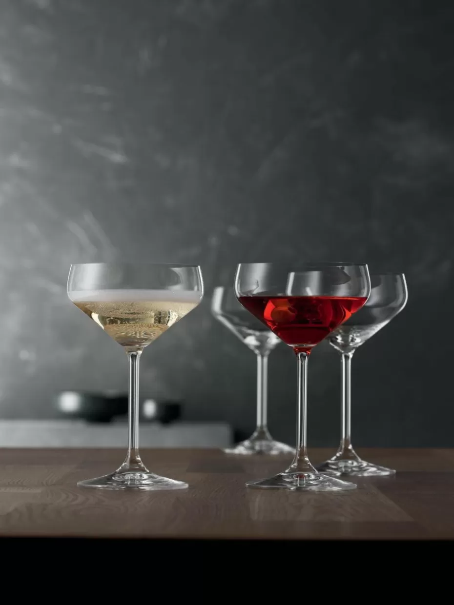 Champagner- & Sektgläser-Spiegelau Kristall-Champagnerschalen Style, 4 Stück