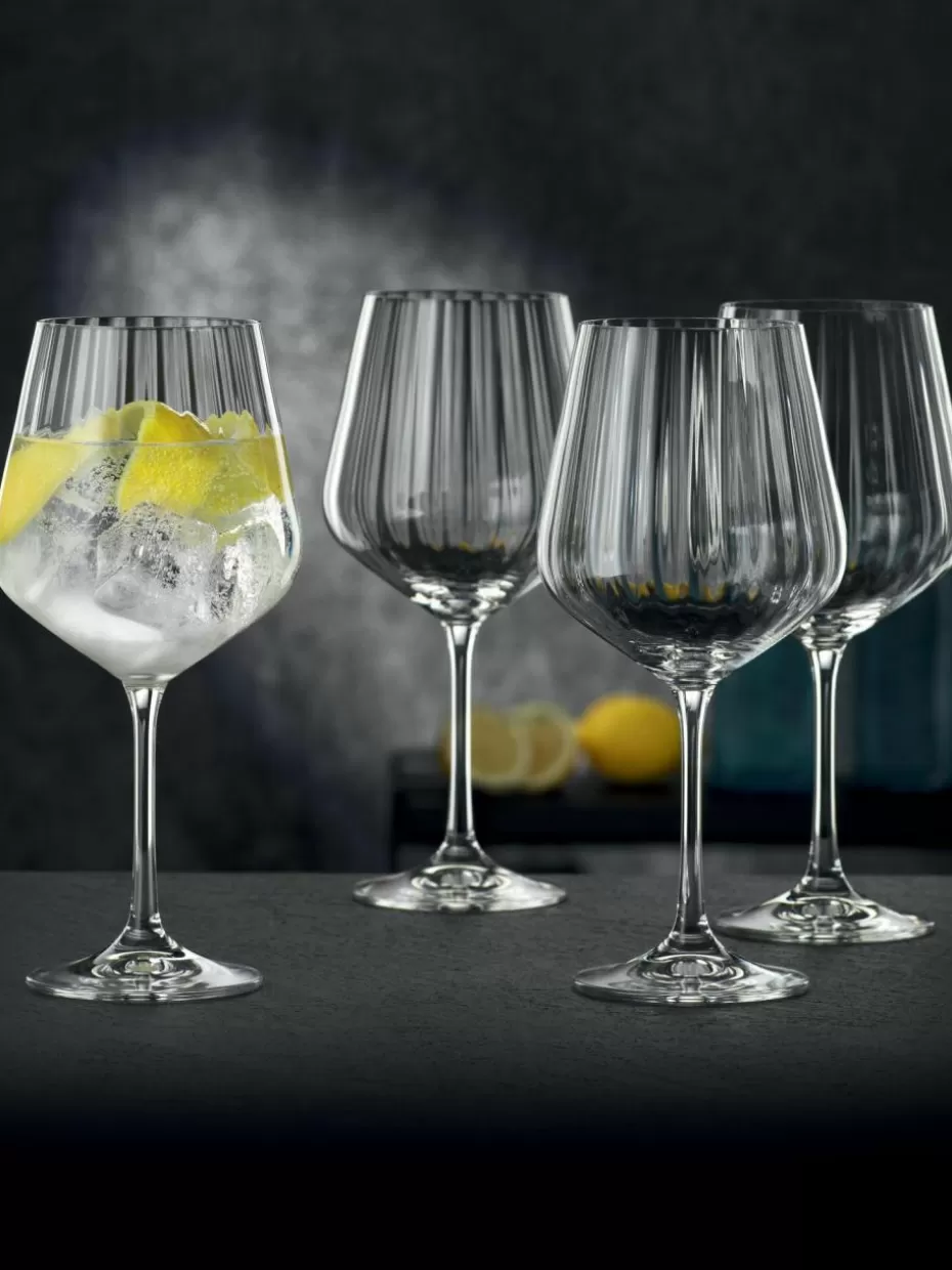 Bargläser-Nachtmann Kristall-Gingläser Gina, 4 Stück