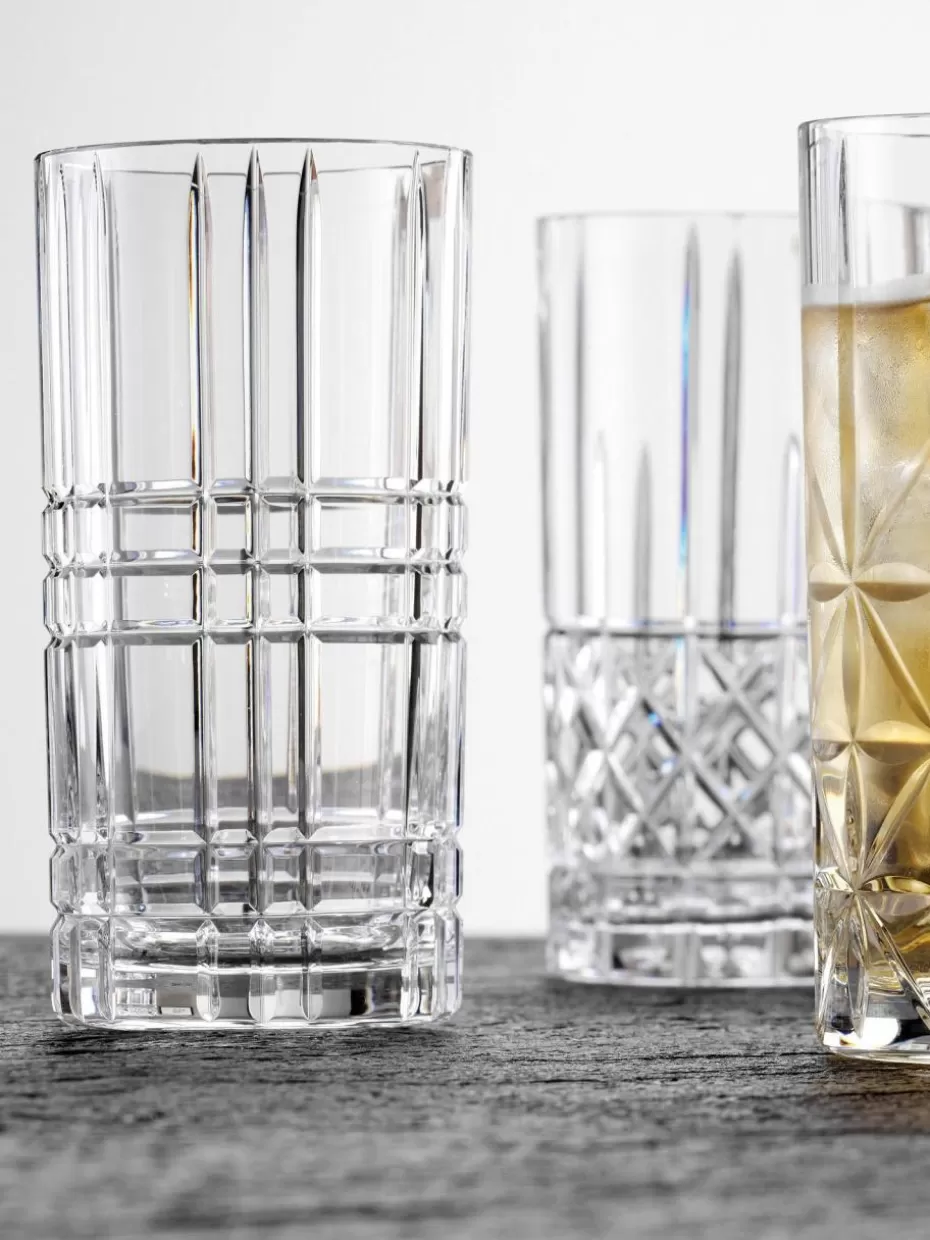 Bargläser-Nachtmann Kristall-Longdrinkgläser Highland, 4er-Set