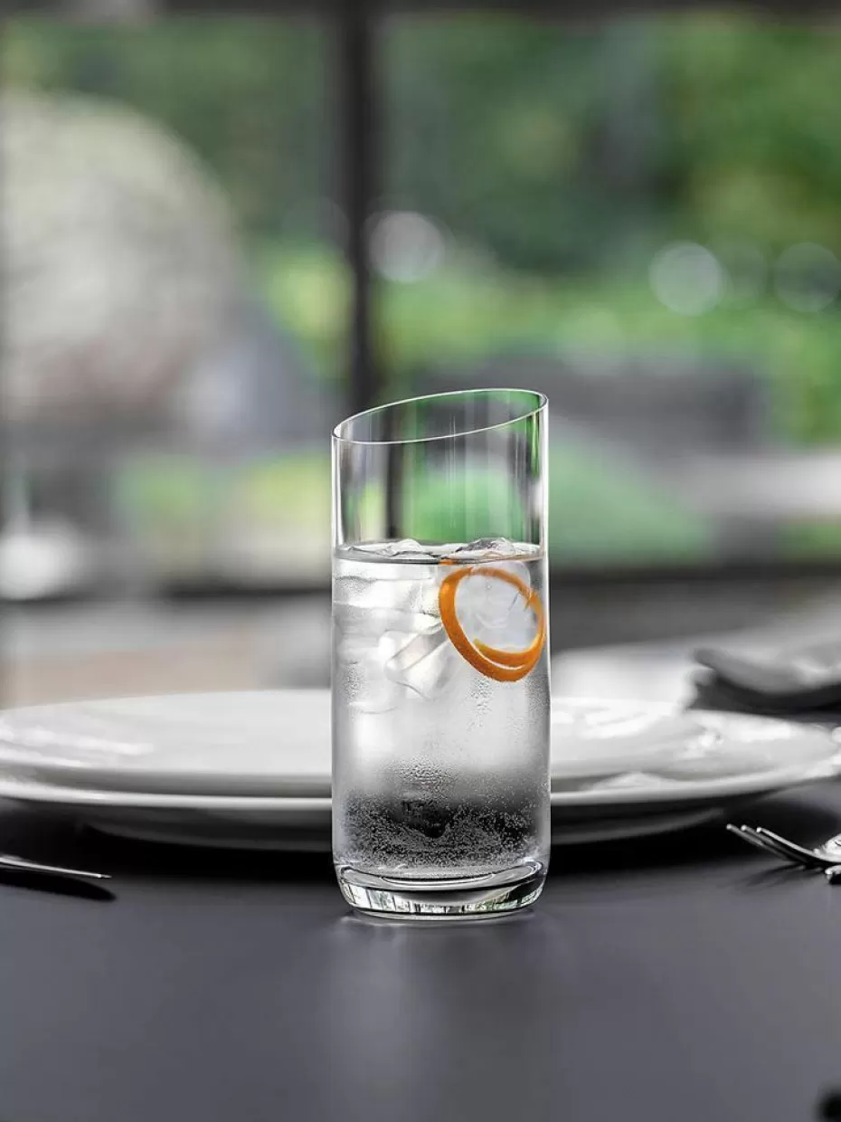 Bargläser | Wassergläser-Villeroy & Boch Kristall-Longdrinkgläser NewMoon, 4 Stück