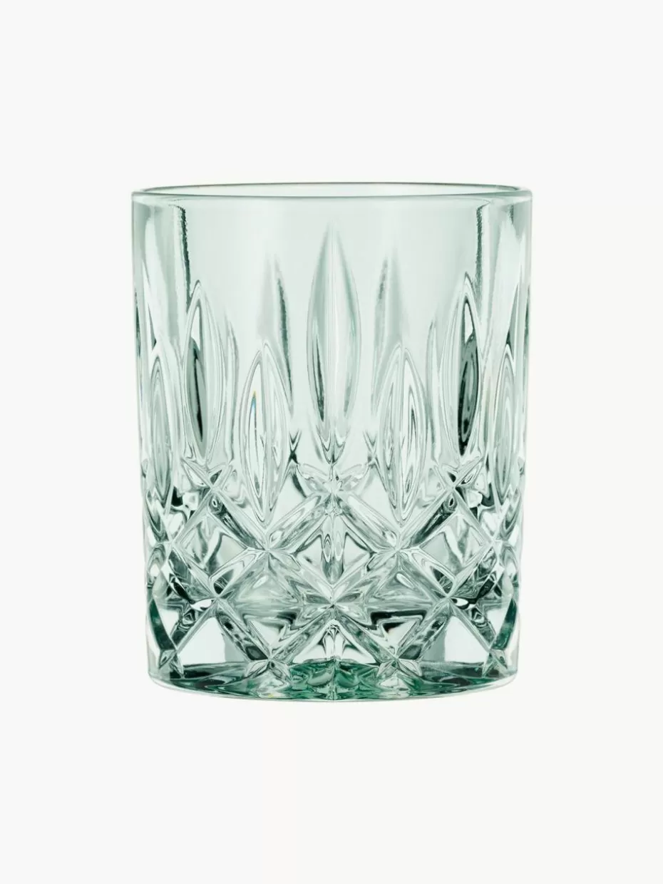 Bargläser-Nachtmann Kristall-Whiskygläser Noblesse, 2 Stück Mintgrün